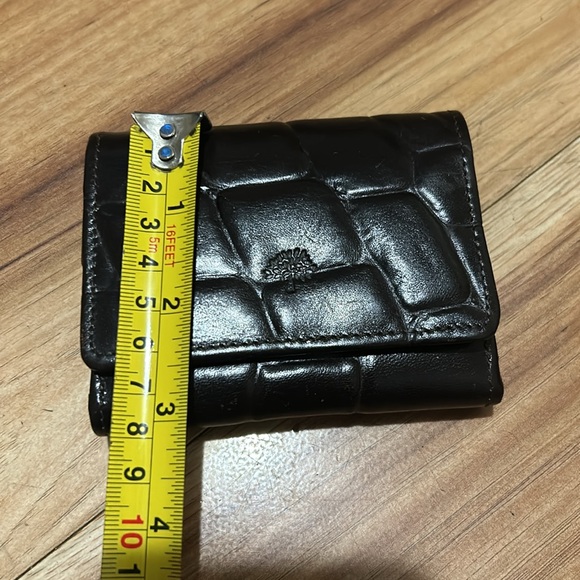 Mulberry England Brown Leather Compact Wallet - Picture 8 of 9